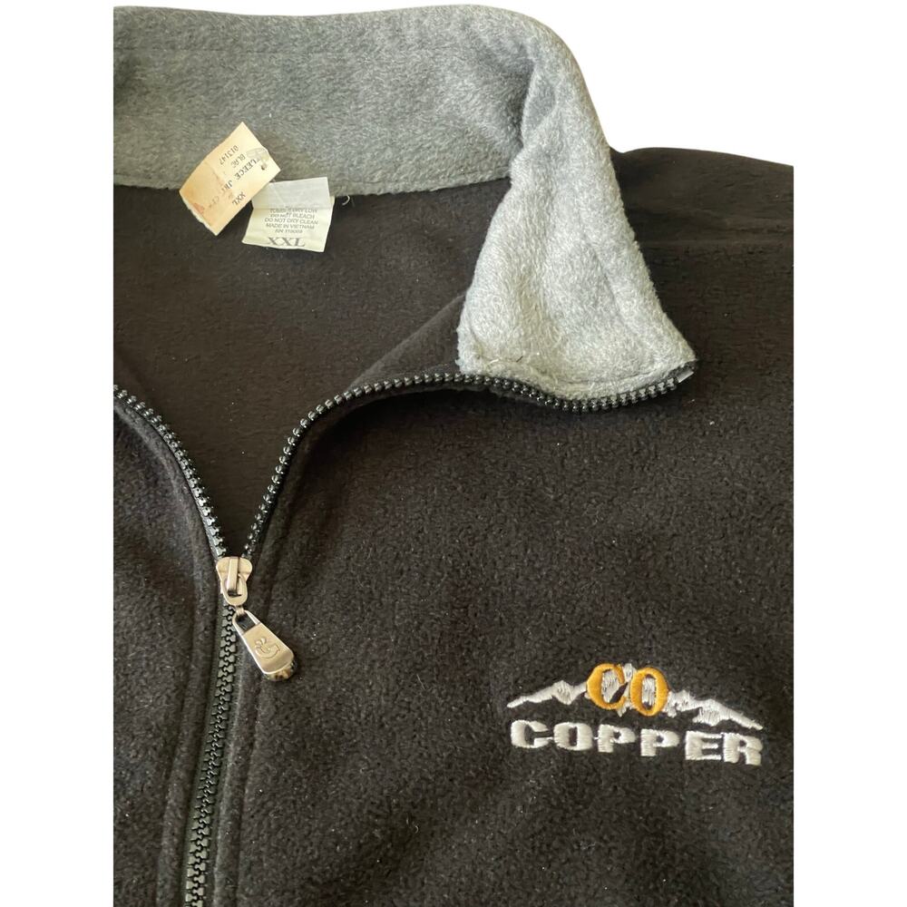 Copper Mountain Jacket Full Zip Fleece Ski Snowboard Resort wear Unisex XXL